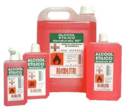 ALCOOL ETILICO DENATURATO 90% 500 ML - Farmacia De Pasquale
