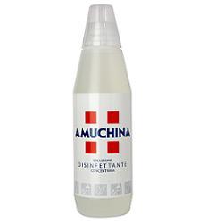 DISINFETTANTE IGIENIZZANTE A BASE DI IPOCLORITO DI SODIO ANTIMICROBICO AD AMPIO SPETTRO D'AZIONE AMUCHINA LIQUIDA 100% 1000 ML - Farmacia De Pasquale