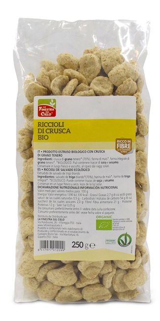 FSC BIOFIBRE+ RICCIOLI DI CRUSCA BIO AD ALTO CONTENUTO DI FIBRA 250 G - Farmacia De Pasquale