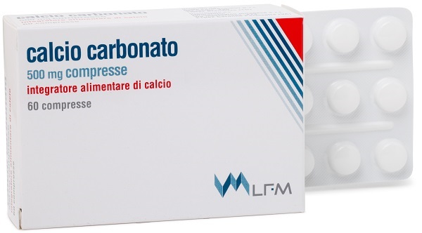 CALCIO CARBONATO 60 COMPRESSE - Farmacia De Pasquale