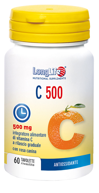LONGLIFE C 500 T/R 60 TAVOLETTE RIVESTITE - Farmacia De Pasquale