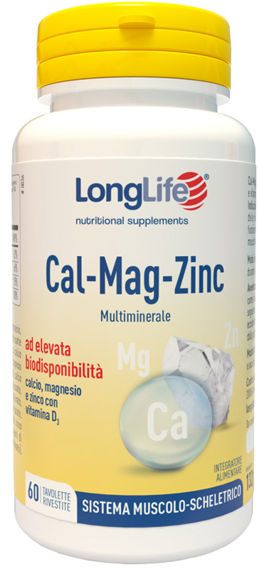 LONGLIFE CAL MAG ZINC 60 TAVOLETTE - Farmacia De Pasquale