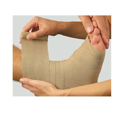 BENDA ELASTICA DAUERBINDE F ALTA ESTENSIBILITA' COMPRESSIONE LEGGERA 6X700CM CON GRAFFETTE - Farmacia De Pasquale