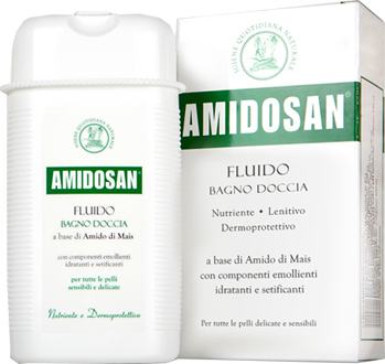 AMIDOSAN FLUIDO BAGNO DOCCIA NUTRIENTE LENITIVO RINFRESCANTE 300 ML - Farmacia De Pasquale