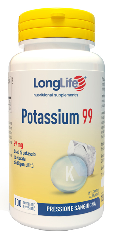 LONGLIFE POTASSIUM 99 100 TAVOLETTE RIVESTITE - Farmacia De Pasquale