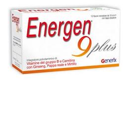 ENERGEN 9 PLUS 10 FLACONCINI 10 ML - Farmacia De Pasquale