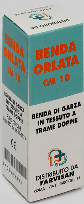 BENDA IN GARZA IDROFILA ORLATA 10X500CM - Farmacia De Pasquale