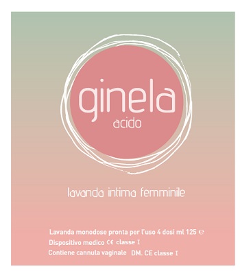 LAVANDA INTIMA FEMMINILE GINELA ACIDO 4 DOSI X 125 ML + CANNULA VAGINALE - Farmacia De Pasquale