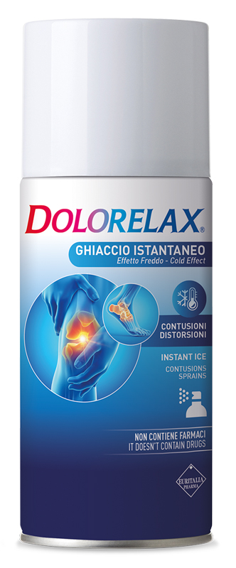 DOLORELAX ICE GHIACCIO ISTANTANEO SPRAY BOMBOLETTA CAPIENZA 150 ML - Farmacia De Pasquale