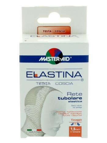 RETE TUBOLARE ELASTICA IPOALLERGENICA MASTER-AID ELASTINA TESTA/COSCIA 1,5 MT IN TENSIONE CALIBRO 6 CM - Farmacia De Pasquale