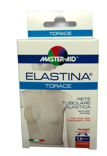 RETE TUBOLARE ELASTICA IPOALLERGENICA MASTER-AID ELASTINA TORACE 5 MT IN TENSIONE CALIBRO 8 CM - Farmacia De Pasquale