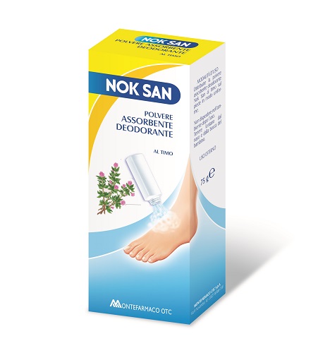 NOK SAN POLVERE ASSORBENTE DEODORANTE 75 G - Farmacia De Pasquale