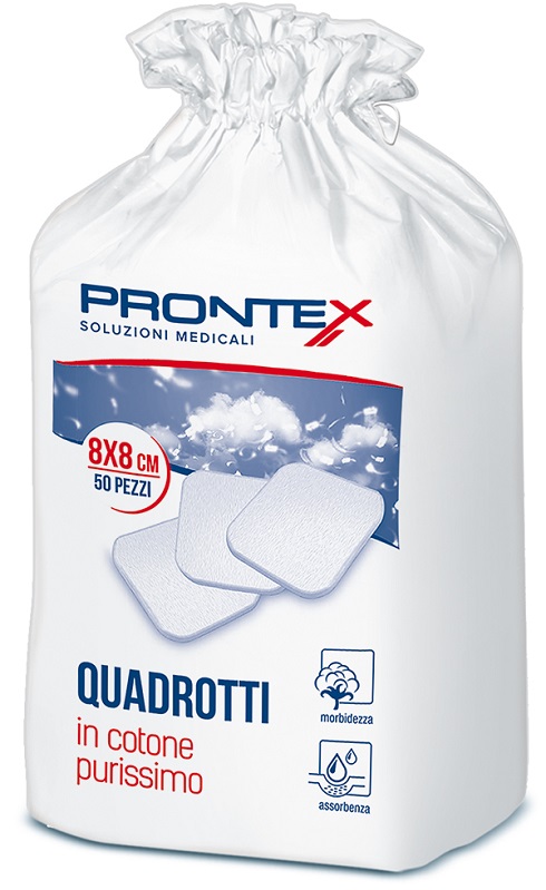 COTONE IDROFILO PRONTEX QUADROTTI - Farmacia De Pasquale