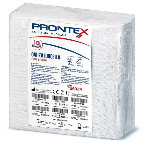 PRONTEX GARZA 20X20CM 1KG - Farmacia De Pasquale