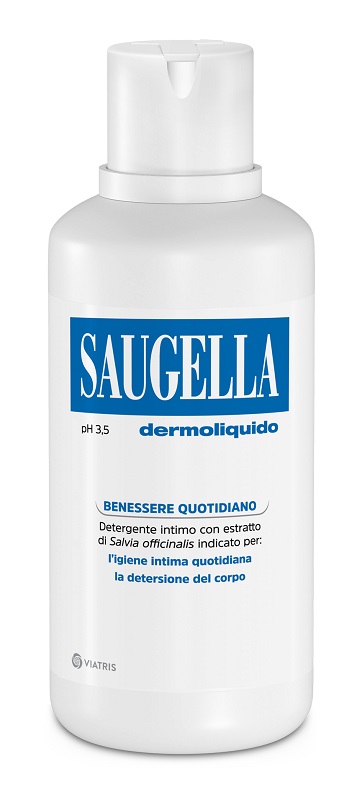 SAUGELLA DERMOLIQUIDO PH 3,5 DETERGENTE INTIMO BENESSERE QUOTIDIANO 500 ML - Farmacia De Pasquale