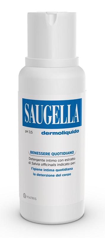 SAUGELLA DERMOLIQUIDO PH 3,5 DETERGENTE INTIMO BENESSERE QUOTIDIANO 750 ML - Farmacia De Pasquale