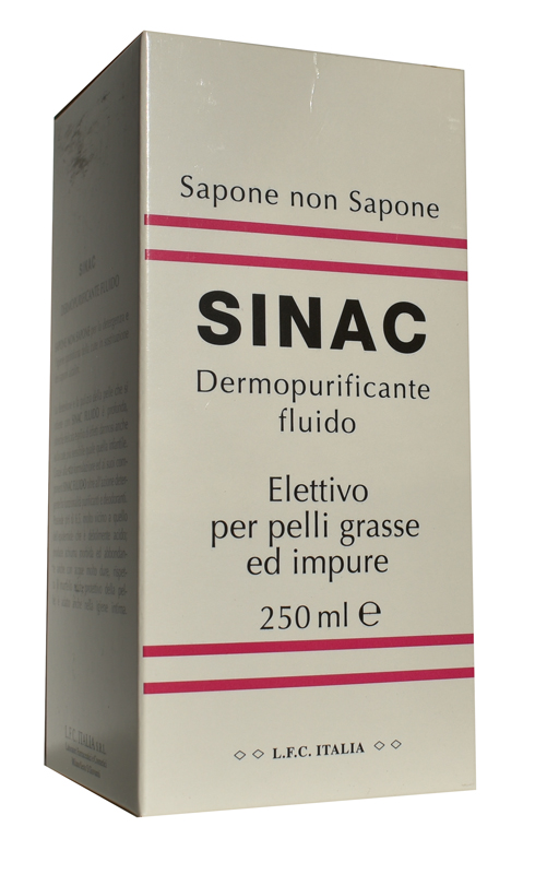 SINAC FLUIDO DERMOPURIFICANTE 250 ML - Farmacia De Pasquale