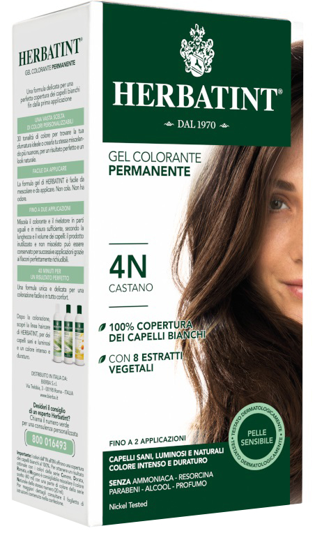 HERBATINT 4N CASTANO 150 ML - Farmacia De Pasquale