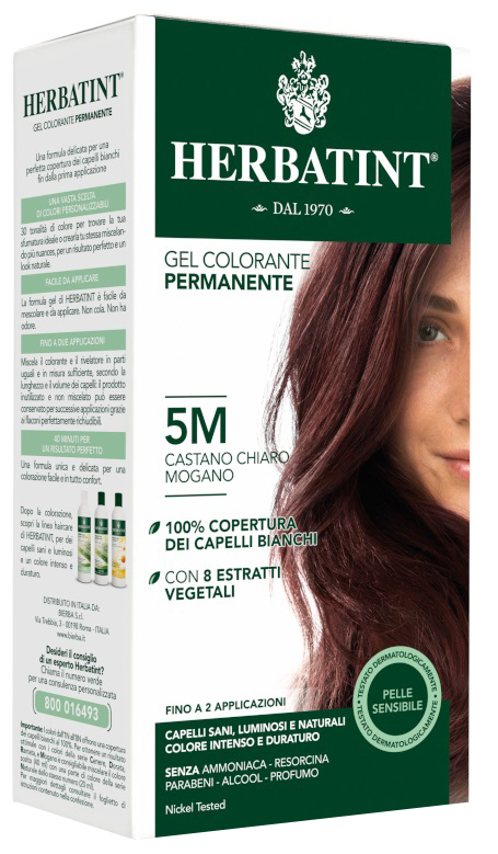 HERBATINT 5M CASTANO CHIARO MOGANO 150 ML - Farmacia De Pasquale