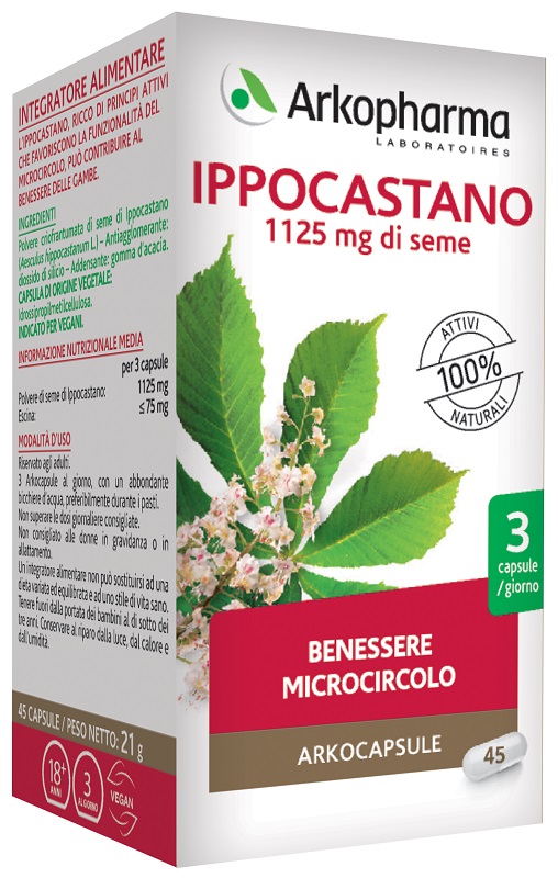 ARKO CAPSULE IPPOCASTANO 45 CAPSULE - Farmacia De Pasquale