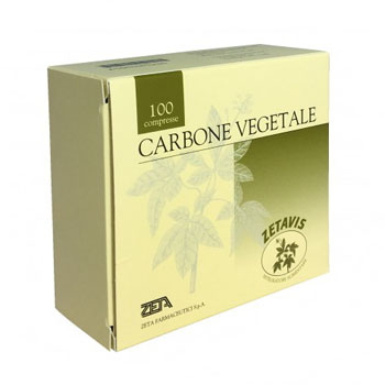 ZETAVIS CARBONE VEGETALE 100 COMPRESSE - Farmacia De Pasquale