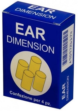 EAR DIMENSION TAPPO AURICOLARE IN SPUGNA 4 PEZZI - Farmacia De Pasquale