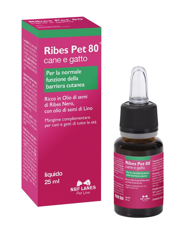 RIBES PET 80 GOCCE OLIO 25 ML CON CONTAGOCCE - Farmacia De Pasquale