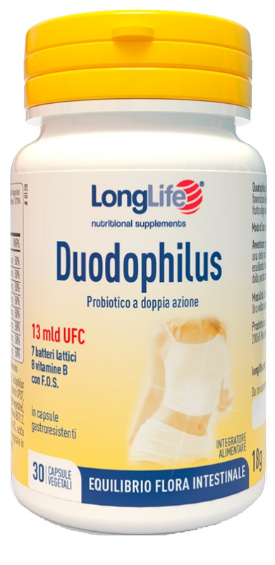 LONGLIFE DUODOPHILUS 30 CAPSULE VEGETALI - Farmacia De Pasquale