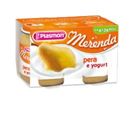 PLASMON OMOGENEIZZATO YOGURT PERA 120 G X 2 PEZZI - Farmacia De Pasquale