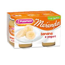 PLASMON OMOGENEIZZATO YOGURT BANANA 120 G X 2 PEZZI - Farmacia De Pasquale