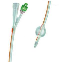 CATETERE FOLEY IN SILICONE TRASPARENTE A 2 VIE CON PALLONCINO 5-10ML DIAMETRO CH22 7,33MM LUNGHEZZA 40CM - Farmacia De Pasquale