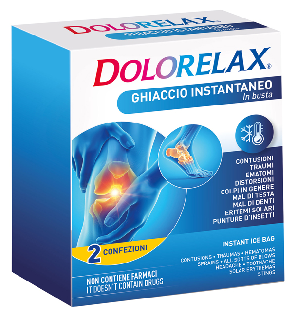 DOLORELAX ICE BAG GHIACCIO BUSTA 2 PEZZI - Farmacia De Pasquale