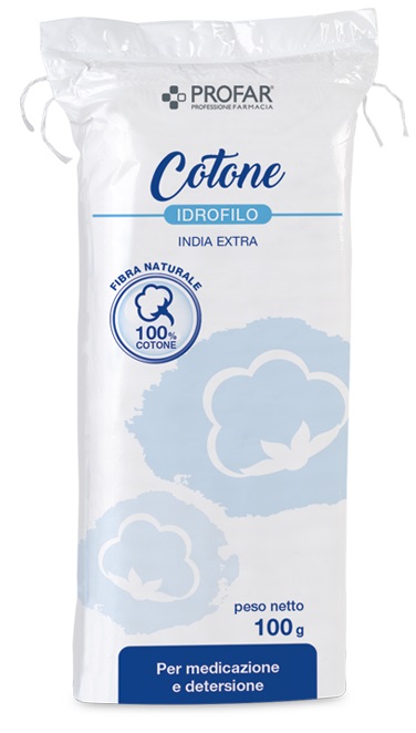 COTONE IDROFILO PROFAR INDIA EXTRA 100 G - Farmacia De Pasquale