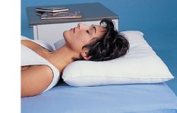 CUSCINO CERVICALE CERVISAN ANTIALLERGICO CON IMBOTTITURA SILICONATA. SIA LA FODERA TRASPIRANTE CHE LA SAGOMA SONO ANTIALLERGICHE, ANTIBATTERICHE E ANTIMICOTICHE - Farmacia De Pasquale