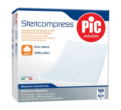 GARZA LAPAROTOMICA CON FILO DI BARIO NON STERILE 12 STRATI 10X10CM - Farmacia De Pasquale