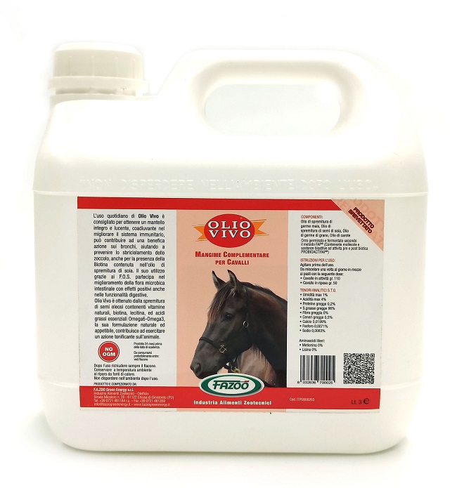 OLIO VIVO CAVALLI 3 LITRI - Farmacia De Pasquale