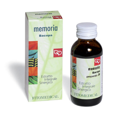 BACOPA MEMORIA ESTRATTO INTEGRALE SINERGICO 60 ML PREPARATO 20 - Farmacia De Pasquale