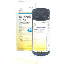 STRISCIA REATTIVA MULTITEST MULTISTIX 10SG 100 STRISCE CODICE ARTICOLO 2300C - Farmacia De Pasquale