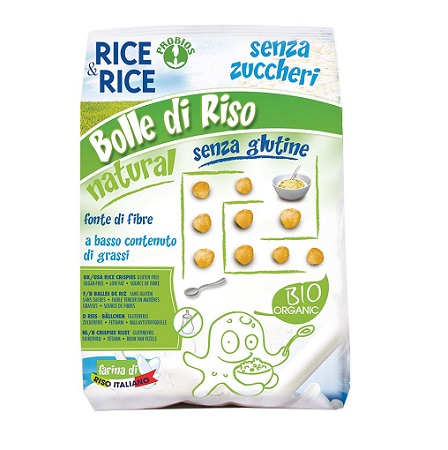 RICE&RICE BOLLE DI RISO AL NATURALE 150 G SENZA LIEVITO - Farmacia De Pasquale
