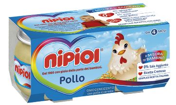 NIPIOL OMOGENEIZZATO POLLO 80 G 2 PEZZI - Farmacia De Pasquale