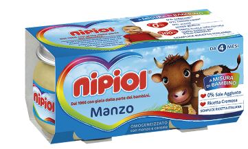 NIPIOL OMOGENEIZZATO MANZO 120 G 2 PEZZI - Farmacia De Pasquale