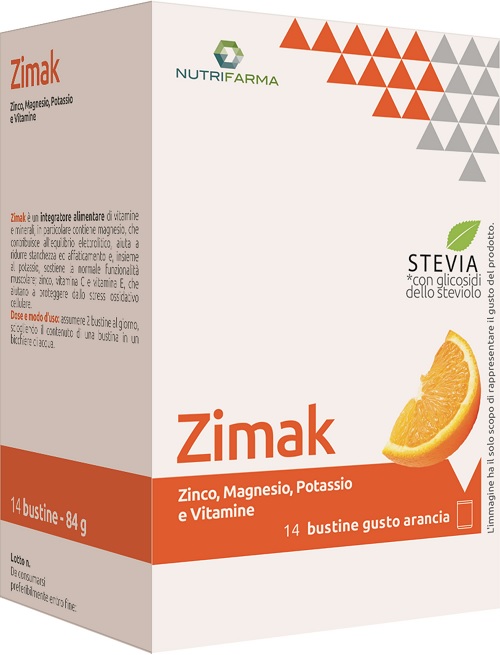 ZIMAK 14 BUSTINE 6 G ARANCIO - Farmacia De Pasquale