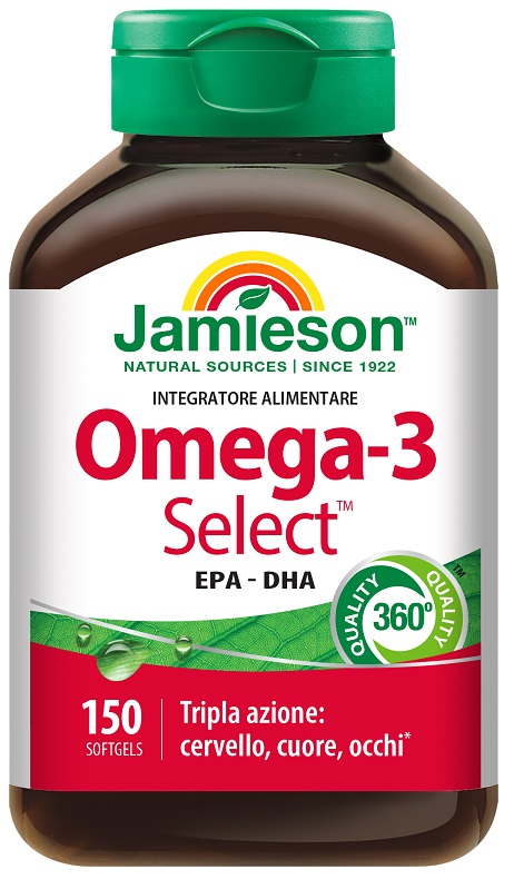 JAMIESON OMEGA-3 SELECT 150 PERLE - Farmacia De Pasquale