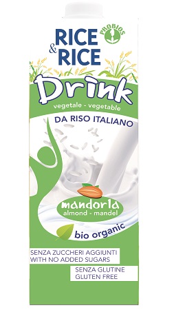 RICE&RICE BEVANDA DI RISO ALLE MANDORLE 1 LITRO - Farmacia De Pasquale