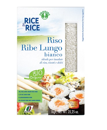 RICE&RICE RISO LUNGO RIBE BIANCO 1 KG - Farmacia De Pasquale