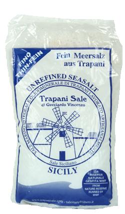 SALE FINE INTEGRALE TRAPANI 1 KG - Farmacia De Pasquale