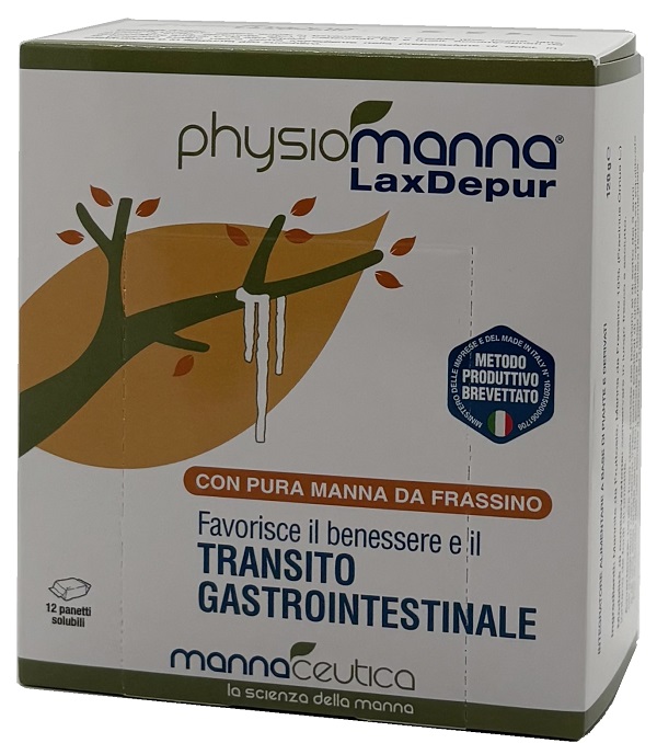 PHYSIOMANNA LAXDEPUR MANNITE DUFOUR 12 PANETTI SOLUBILI DA 10 G - Farmacia De Pasquale