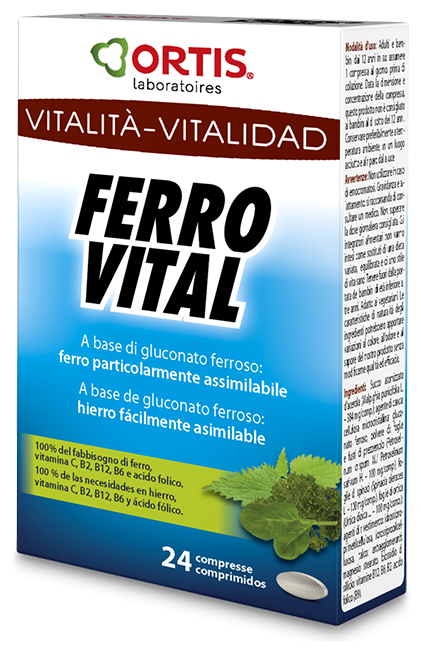 FERRO VITAL PLUS 24 COMPRESSE - Farmacia De Pasquale