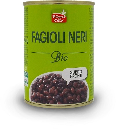 FAGIOLI NERI PRONTI BIO 400 G - Farmacia De Pasquale
