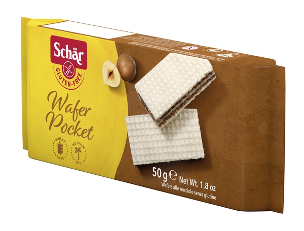 SCHAR WAFER POCKET ALLA NOCCIOLA 50 G - Farmacia De Pasquale